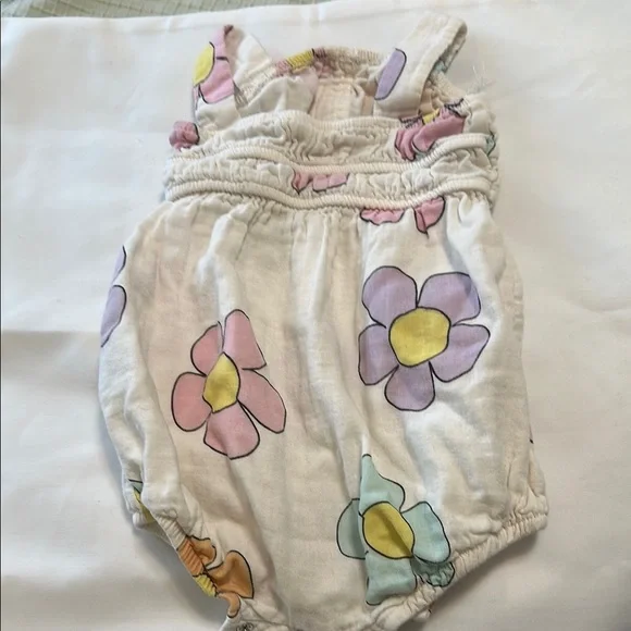 Jessica Simpson-  Floral Baby Romper - Picture 3 of 3